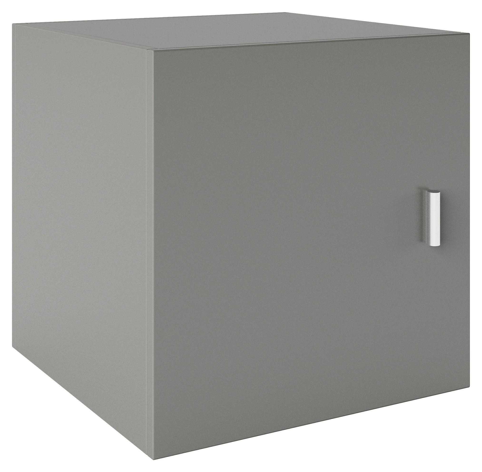 Container Fortuna - Grau, Basics, Holzwerkstoff (34/34/33,4cm) - MID.YOU