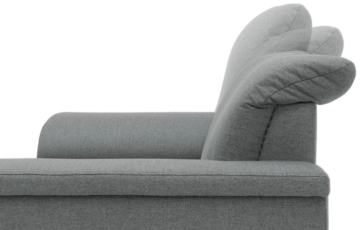 Ecksofa Mit Schlaffunktion Franzi Dunkelgrau - Eichefarben/Dunkelgrau, KONVENTIONELL, Textil (281/170cm) - MID.YOU