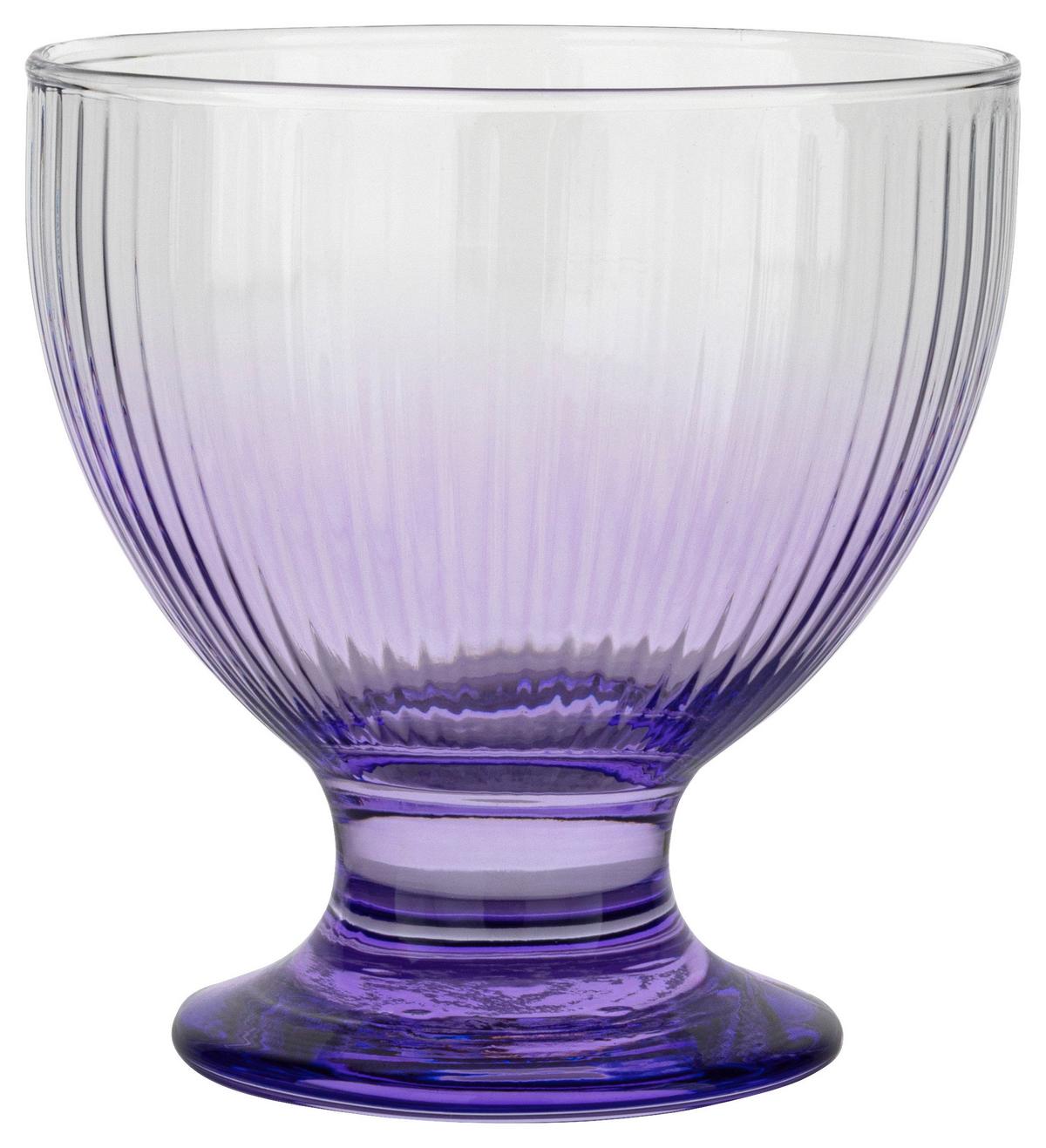 Eisbecher Stella - Violett/Rosa, Basics, Glas (10,9/11cm) - Luca Bessoni