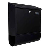 Briefkasten Villaspezialschwarzgrau - Schwarz/Grau, KONVENTIONELL, Metall (36.5/41.5/11.5cm) - ROTTNER