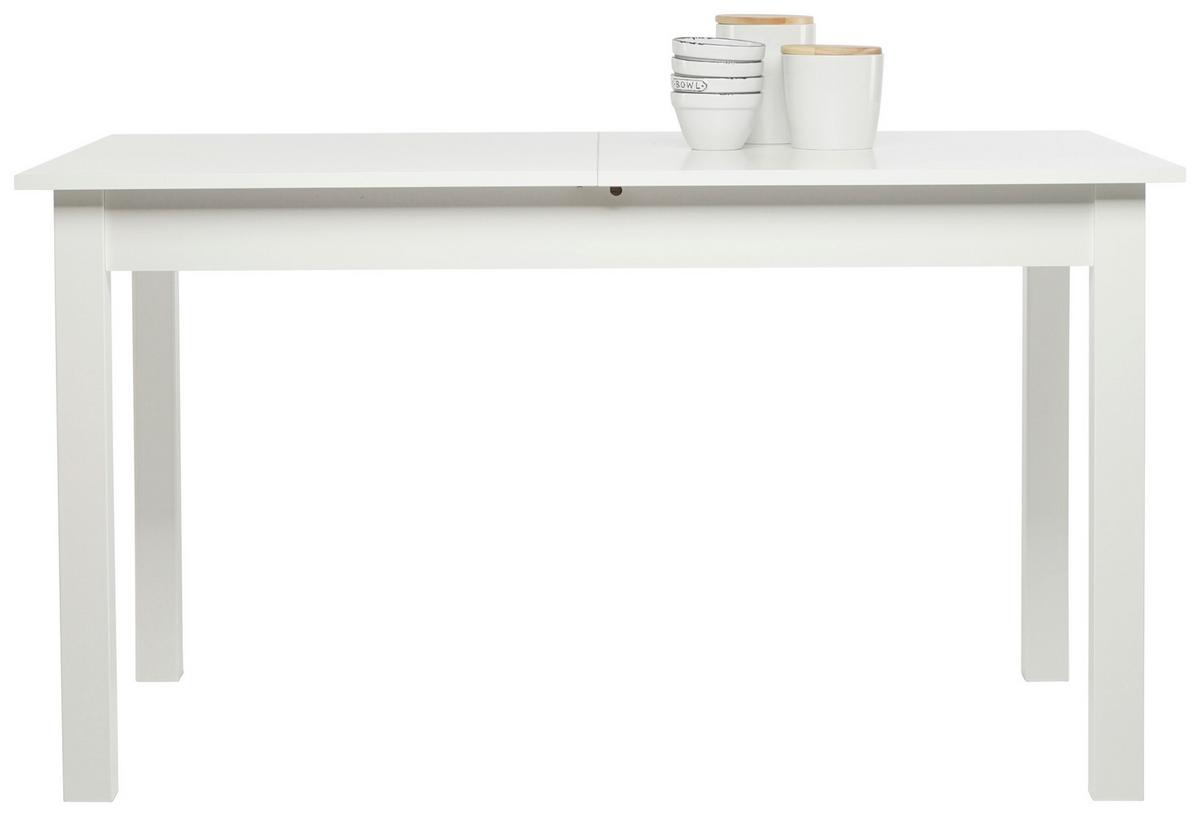 Kihúzható Asztal Coburg 140/80 Cm - fehér, Design, faalapú anyag (140/80/76,5cm) - MID.YOU