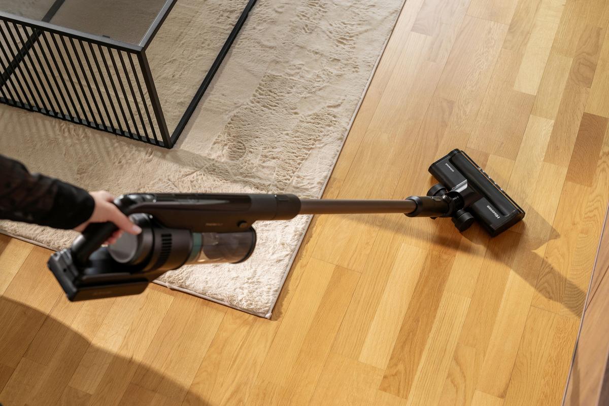 AKKU-HANDSTAUBSAUGER Luftstrom: 14 l/S - Grau, Basics, Kunststoff/Metall (26/112/18,5cm) - Hisense