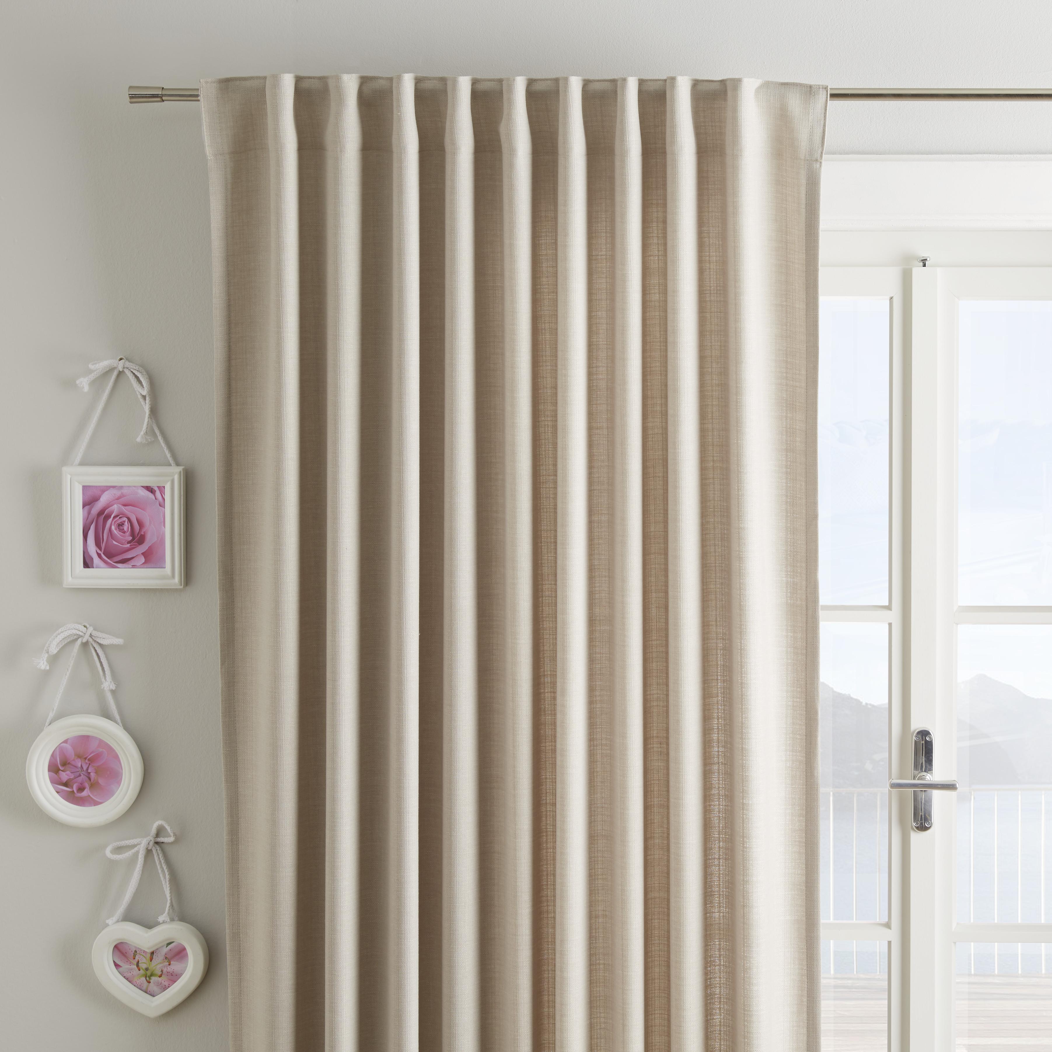 Záves Leo, 135/255cm, Piesková - piesková, textil (135/255cm) - Premium Living