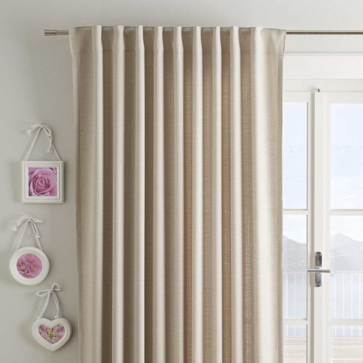 HOTOVÝ ZÁVES Leo, 135/255cm, piesková - piesková, textil (135/255cm) - Premium Living
