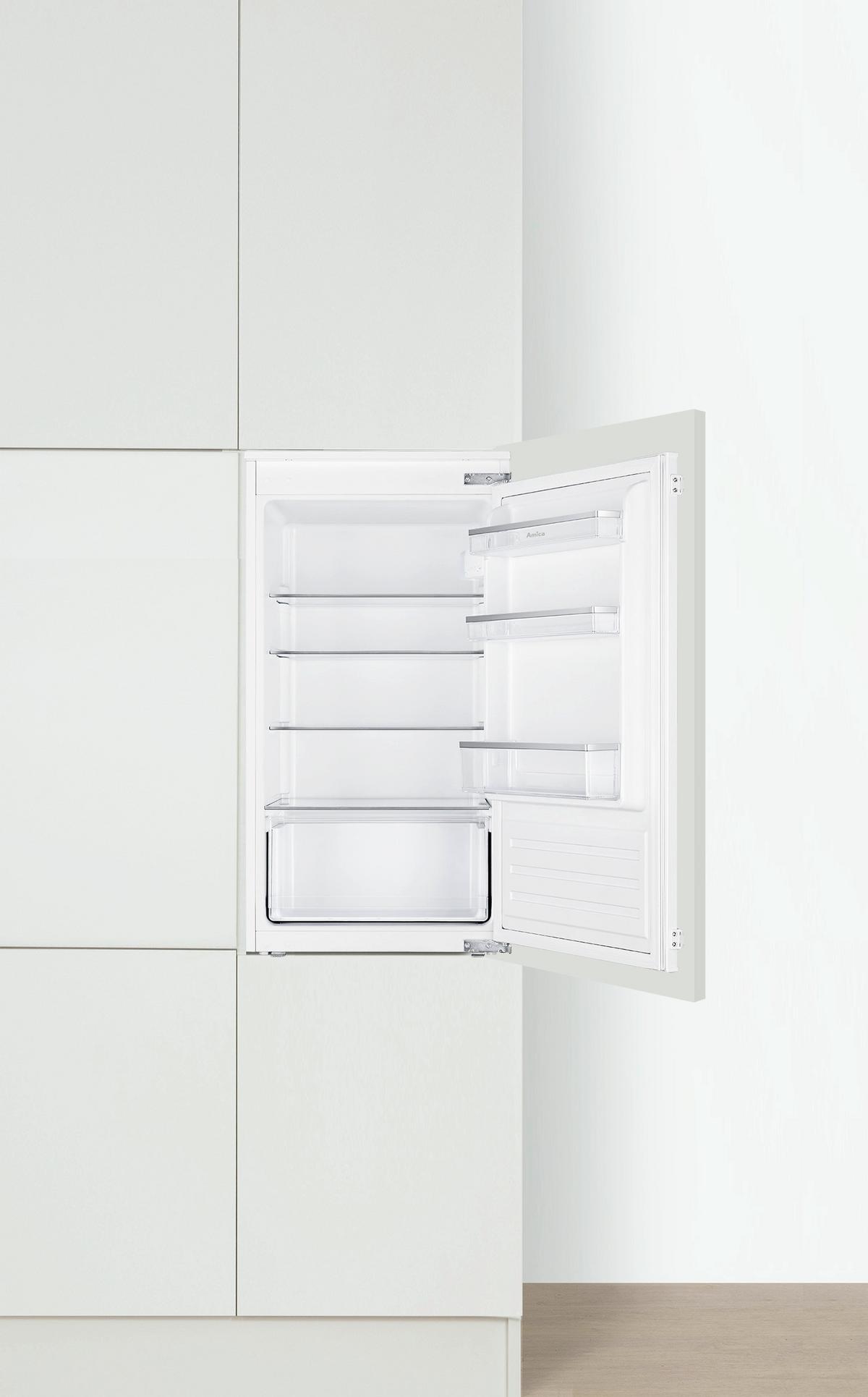 Kühlschrank Evkss 351 216 - Weiß, MODERN, Glas/Metall (54/102/54cm) - Amica