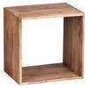 Regal Mumbai 43,5 cm Akaziefarben - Akaziefarben, MODERN, Holz (43,5/43,5/33cm) - MID.YOU