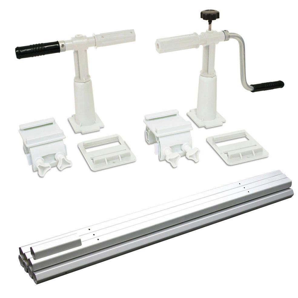 Aufroller Solaris Geeignet Für Beckenlänge 550cm - Weiß, Basics, Kunststoff (555cm)