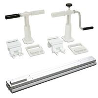 Aufroller Solaris Geeignet Für Beckenlänge 550cm - Weiß, Basics, Kunststoff (555cm)