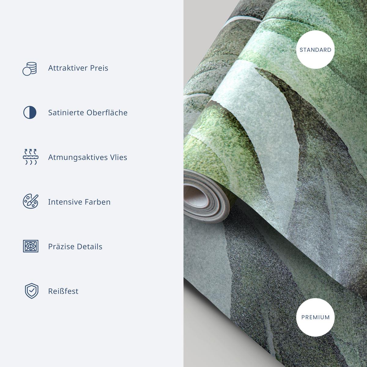 Fototapete Speed Of Sound H: ca. 350x245 cm - Schwarz/Weiß, LIFESTYLE, Textil (350/245cm) - artgeist