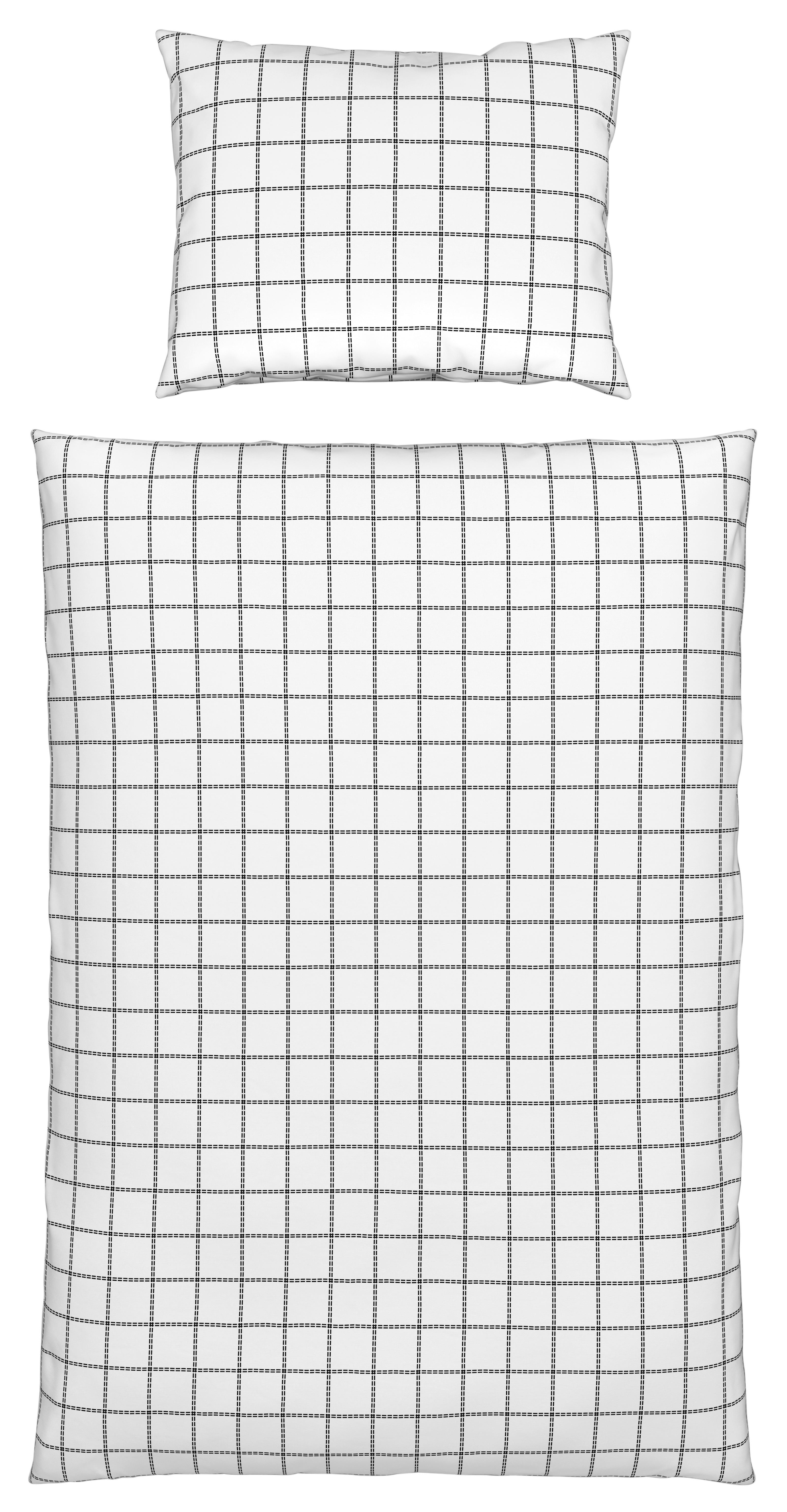 Ágyneműhuzat-garnitúra Valentina - fehér, Modern, textil (140/200cm) - Luca Bessoni