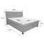 Boxspringbett Modena 180x200 Grau - Wengefarben/Grau, MODERN, Textil (190/115/212cm) Boxspringbett Modena 180x200 Grau - Wengefarben/Grau, MODERN, Textil (190/115/212cm)