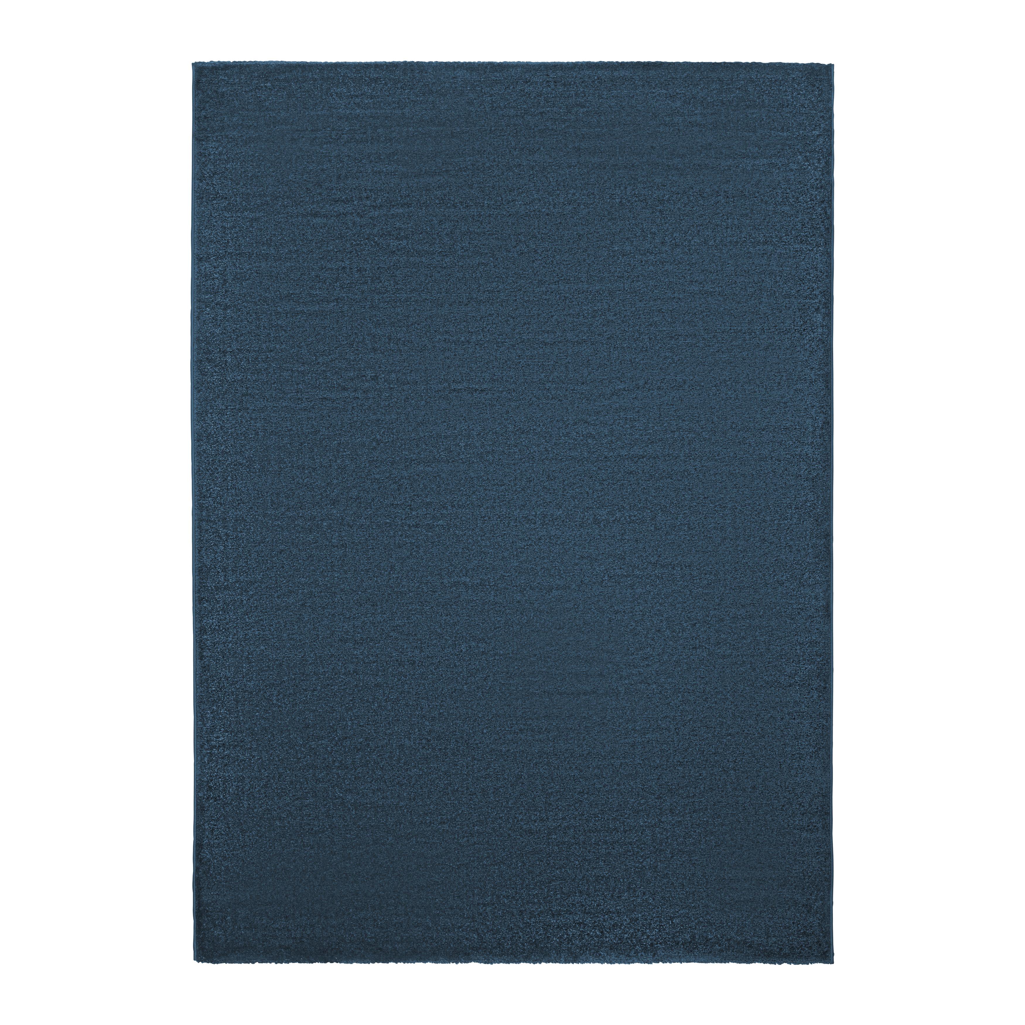 TKANÝ KOBEREC JAN 3 - tmavomodrá, Konventionell, textil (160/230cm) - Mömax