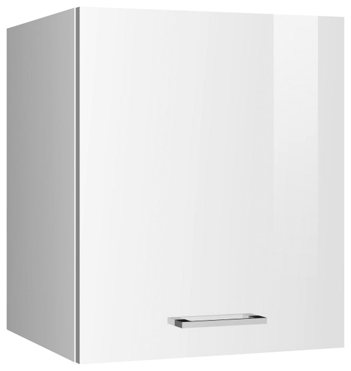 Küchenoberschrank Mailand Weiß B: 50 cm - Weiß Hochglanz/Weiß, MODERN, Holzwerkstoff (50/57/34cm) - Held