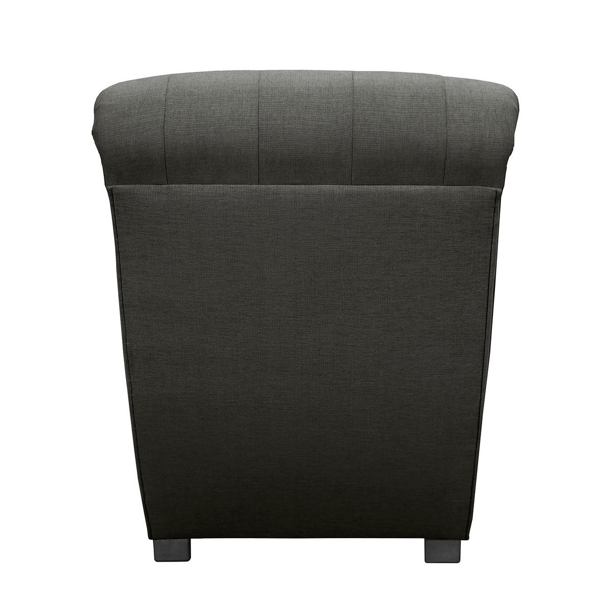 Relaxliege Sofia Anthrazit B: 67 cm - Anthrazit/Schwarz, Design, Textil (67/90/159cm) - P & B