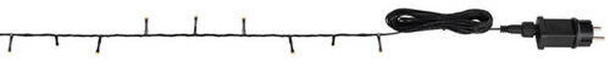 Lichterkette 29891 - Klar/Schwarz, Basics, Kunststoff/Metall (200cm) - Globo