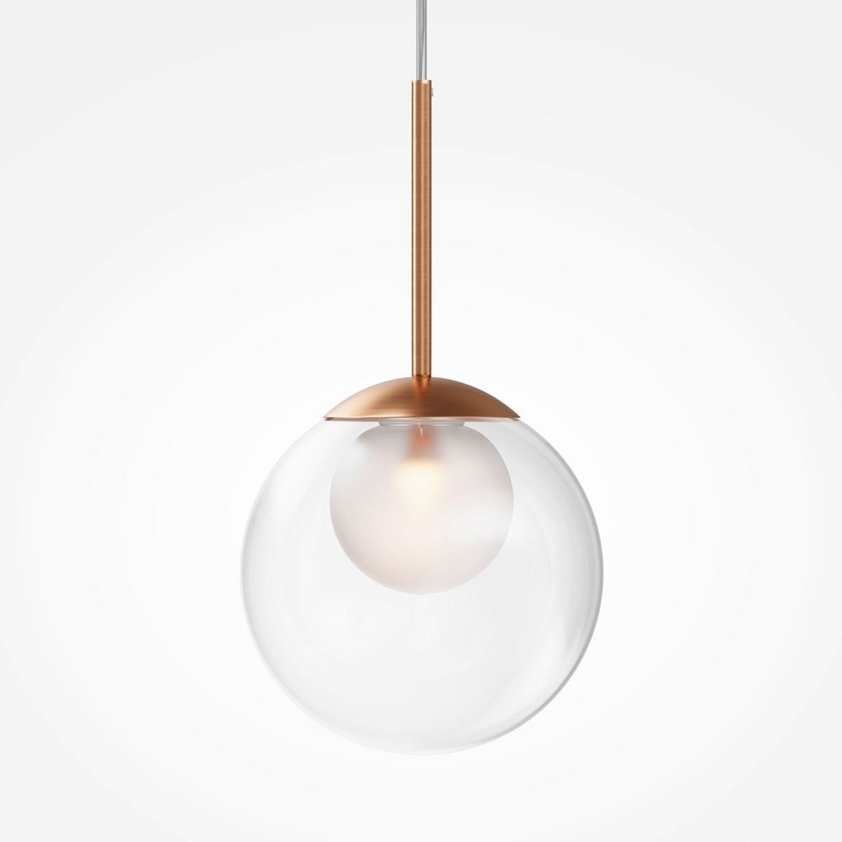 Pendelleuchte Basic Form - Goldfarben, MODERN, Metall (20/64,1cm) - MAYTONI