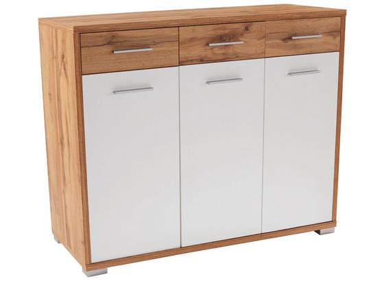 Komoda Q-big Qbk01 - bílá/barvy dubu, Moderní, dřevo (144/105/44cm) Komoda Q-big Qbk01 - bílá/barvy dubu, Moderní, dřevo (144/105/44cm)