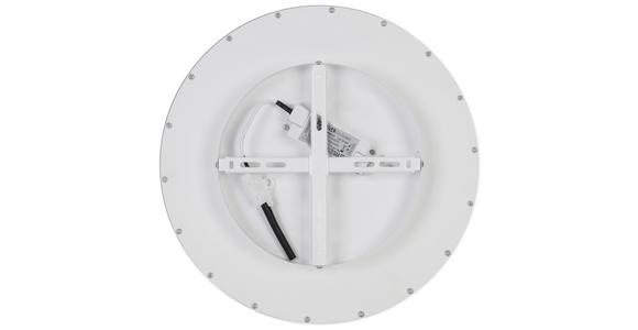 LED-Deckenleuchte Maria - Weiß, MODERN, Kunststoff/Metall (40/5cm) - Luca Bessoni