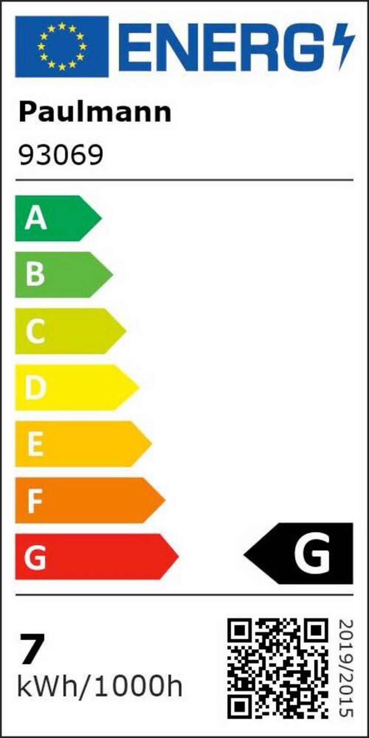 LED-Deckenleuchte Ø 5 cm 1-Flammig, Rund, Satin - Basics, Kunststoff (5cm) - Paulmann