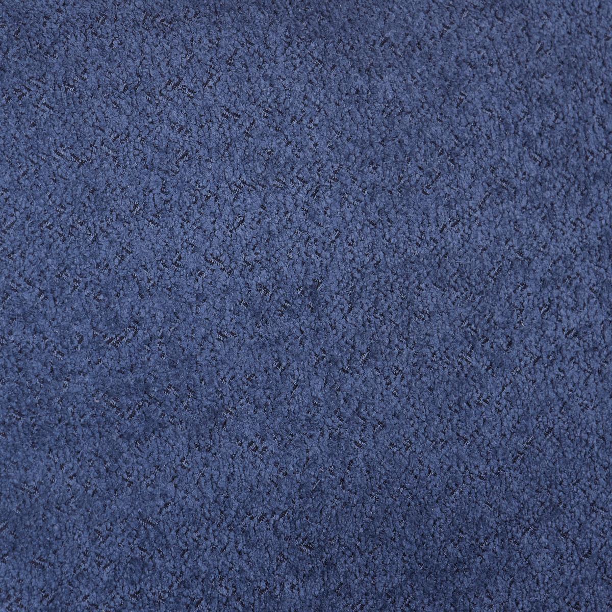 Eckbank Dunkelblau Leinenoptik Tampa 150x190 cm - Schwarz/Dunkelblau, MODERN, Textil/Metall (150/190cm) - MID.YOU