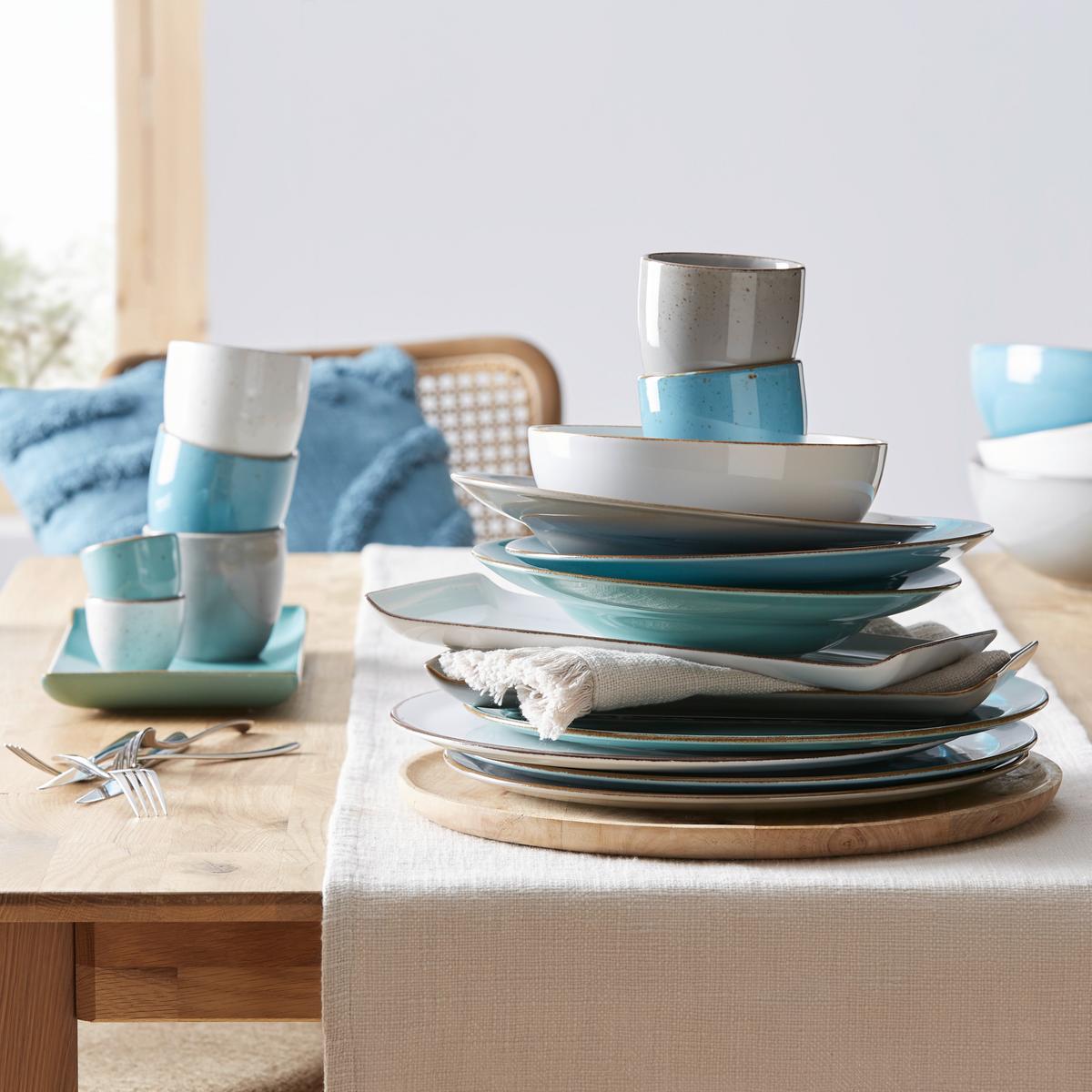 Servírovací podnos Capri, 32/16,5 cm - modrá, Moderní, keramika (32/16,5/2cm) - Premium Living