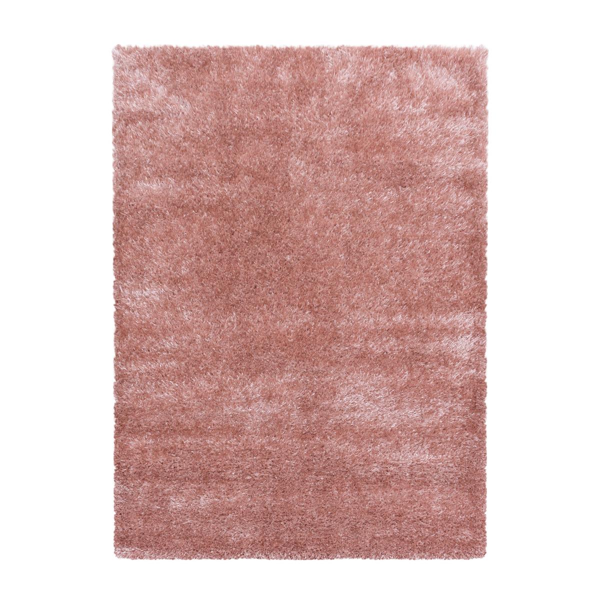 Hochflor Teppich Rosa Naturfaser Brilliant 200x290cm - Rosa, Basics, Textil (200/290cm)