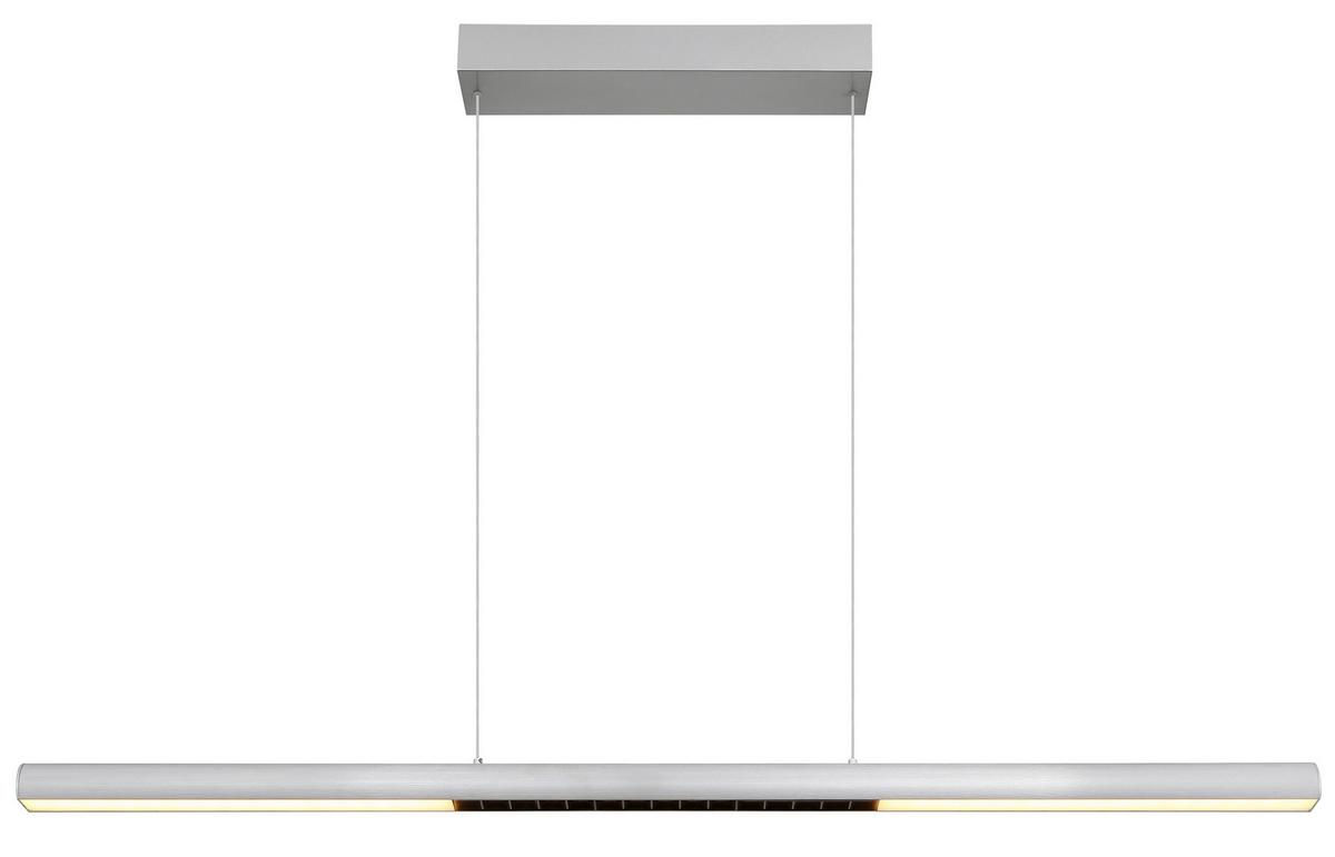 Led-hängeleuchte 3000/4000/6500k - Transparent/Weiß, Design, Kunststoff/Metall (120/8/150cm) - Globo