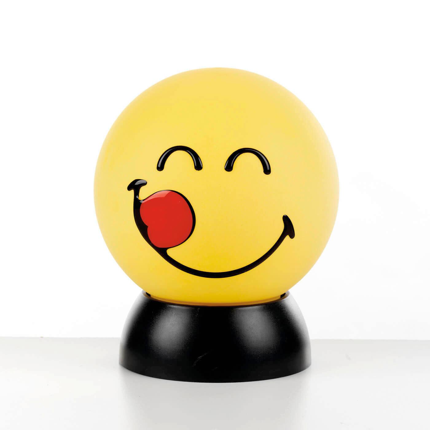 Kindertischleuchte Giallo Hellgelb L: 15 cm - Hellgelb/Schwarz, Basics, Kunststoff (15/15/20cm)