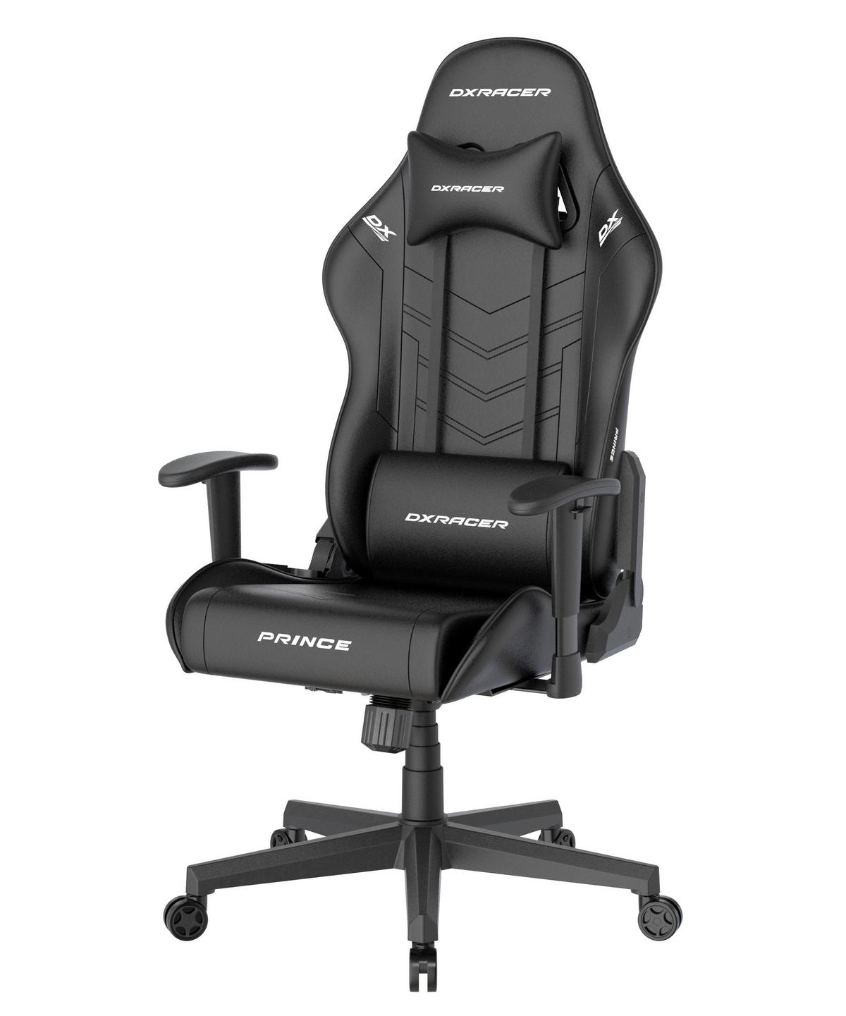 Gamingstuhl Prince Schwarz B: 70cm - Schwarz, KONVENTIONELL, Kunststoff/Textil (70/132/70cm) - Dxracer