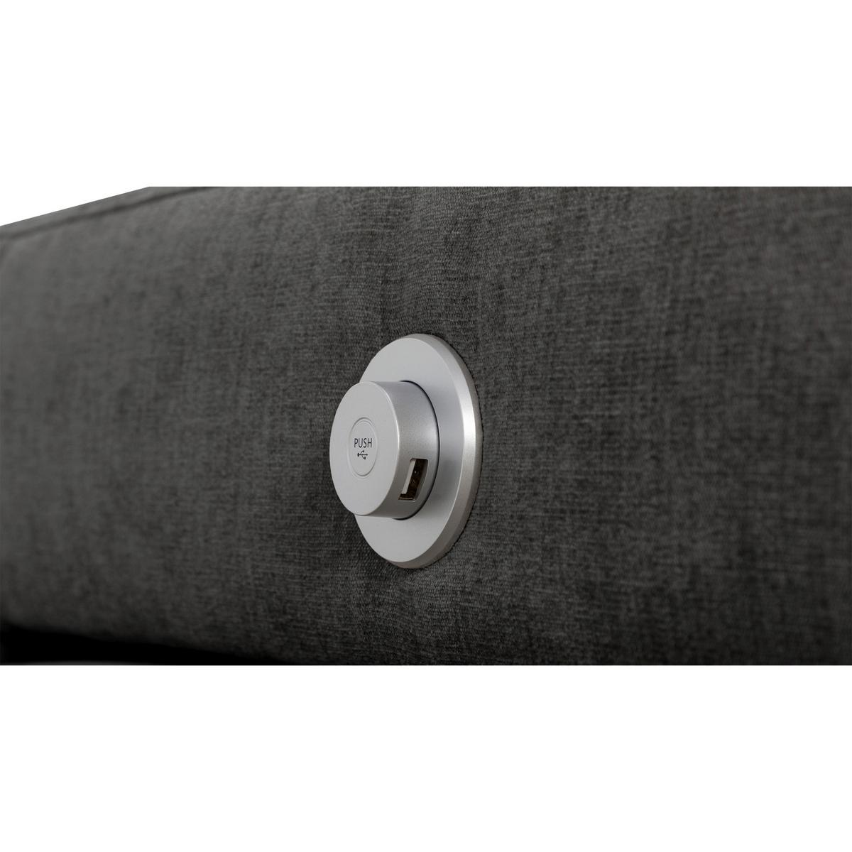 3-SitzerSofa m. Schlaffunktion Sirius S schwarz, B: 251cm - Schwarz, KONVENTIONELL, Holz/Holzwerkstoff (251/96/100cm)