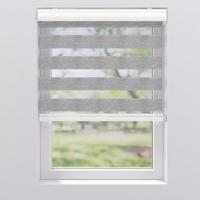 Doppelrollo 102981688 - Hellgrau, KONVENTIONELL, Kunststoff (100/175cm)