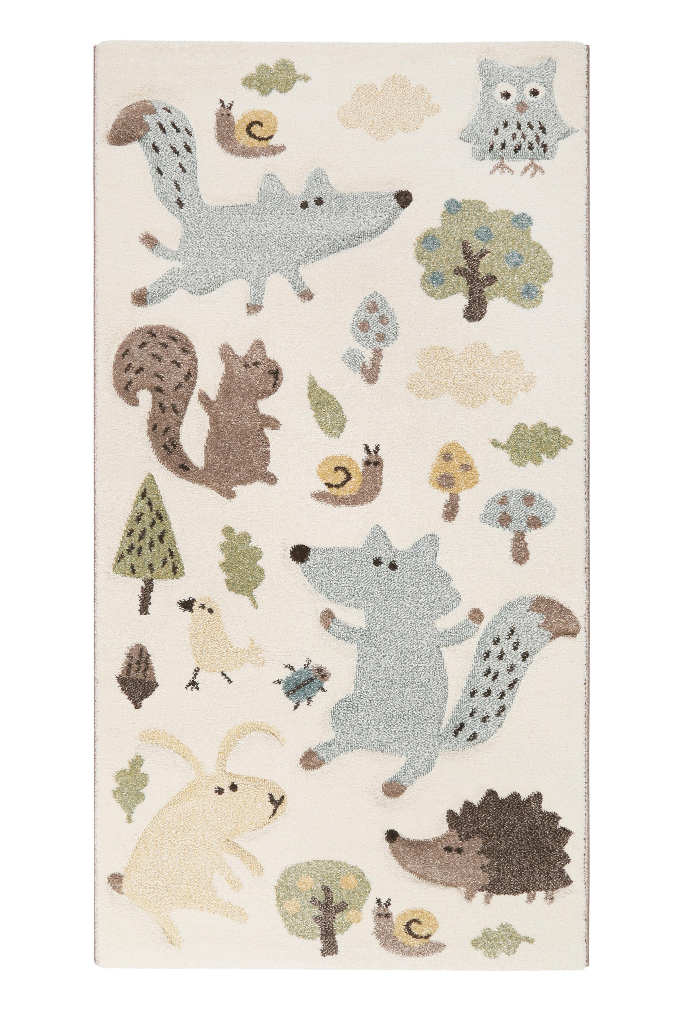 Kinderteppich Sigikid Forest - Multicolor, Trend, Textil (80/150cm) - Sigikid