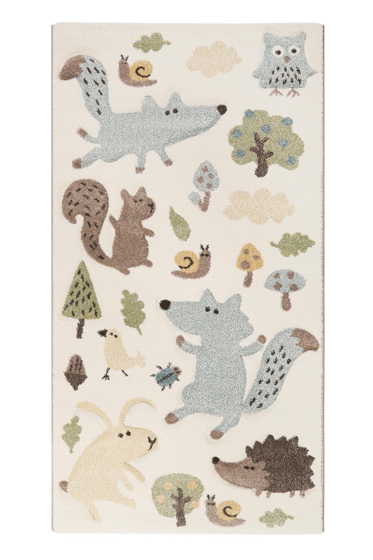 Kinderteppich Sigikid Forest - Multicolor, Trend, Textil (80/150cm) - Sigikid