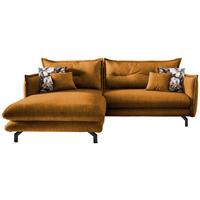 Ecksofa Lava Gelb S: 180/255 cm - Gelb/Multicolor, MODERN, Textil (180/255cm) - Livetastic