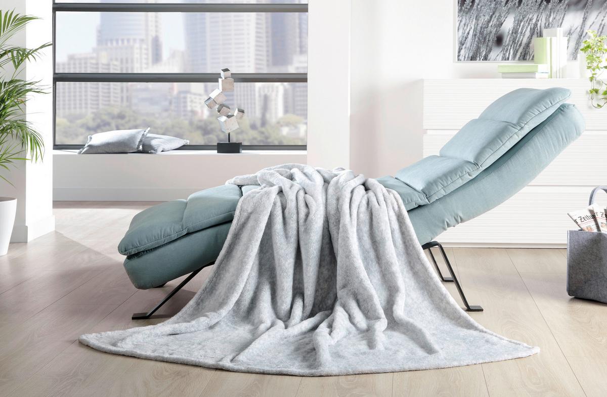 Kuscheldecke Alaska 150x200 cm - Bordeaux/Anthrazit, LIFESTYLE, Textil (150/200cm)
