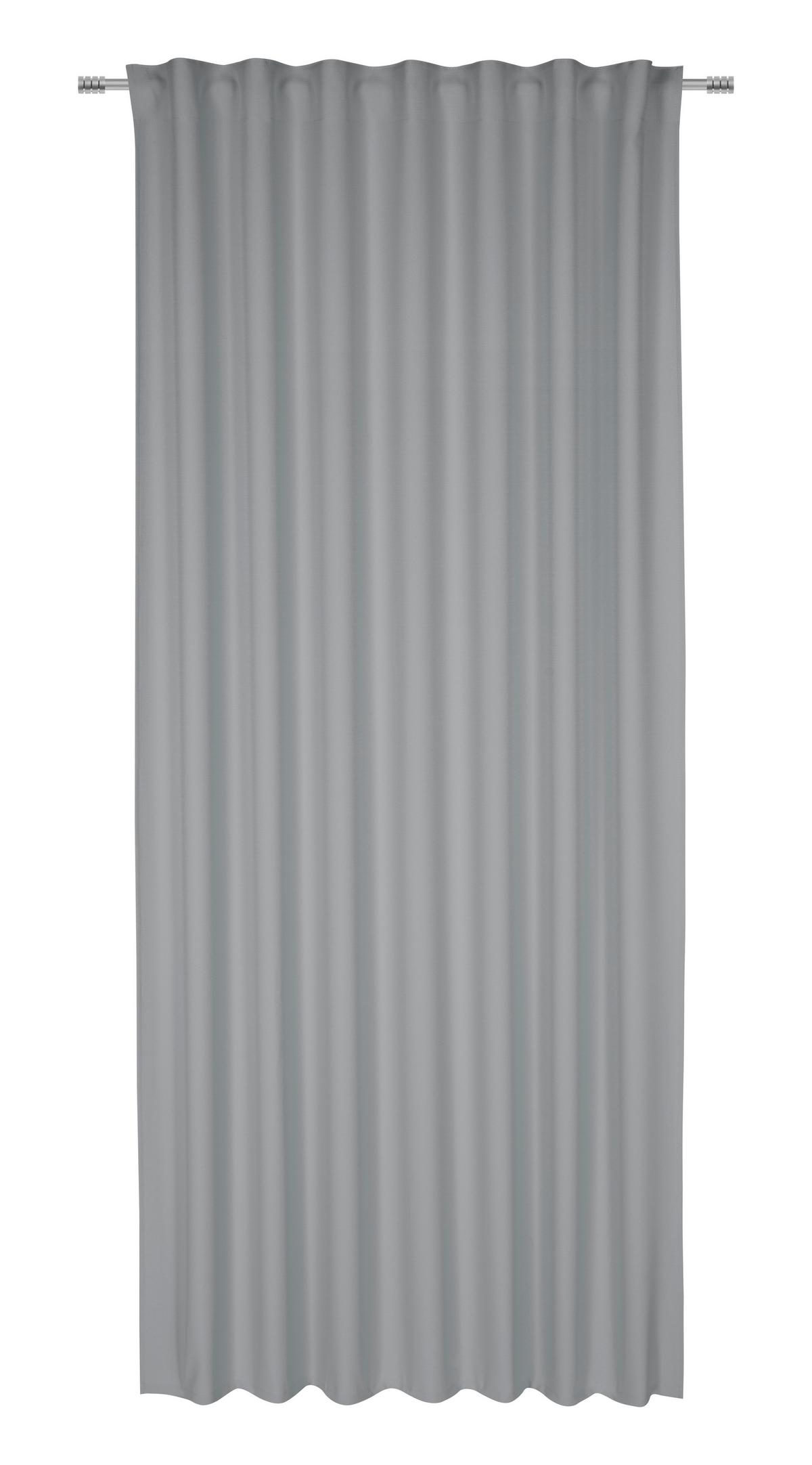 Hotový závěs ADELA - šedá, Romantický / Rustikální, plast (140/245cm) - Bessagi Home
