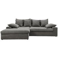 Ecksofa Avellino Grau S: 200/278 Cm - Schwarz/Grau, MODERN, Textil (200/278cm) - Livetastic
