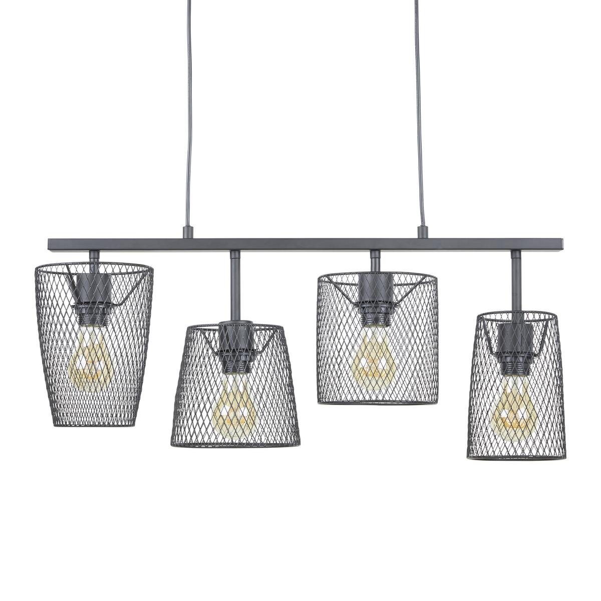 Závěsné svítidlo Ferdinand 70/150cm, 40 Watt - černá, Lifestyle, kov (70/150cm) - Modern Living