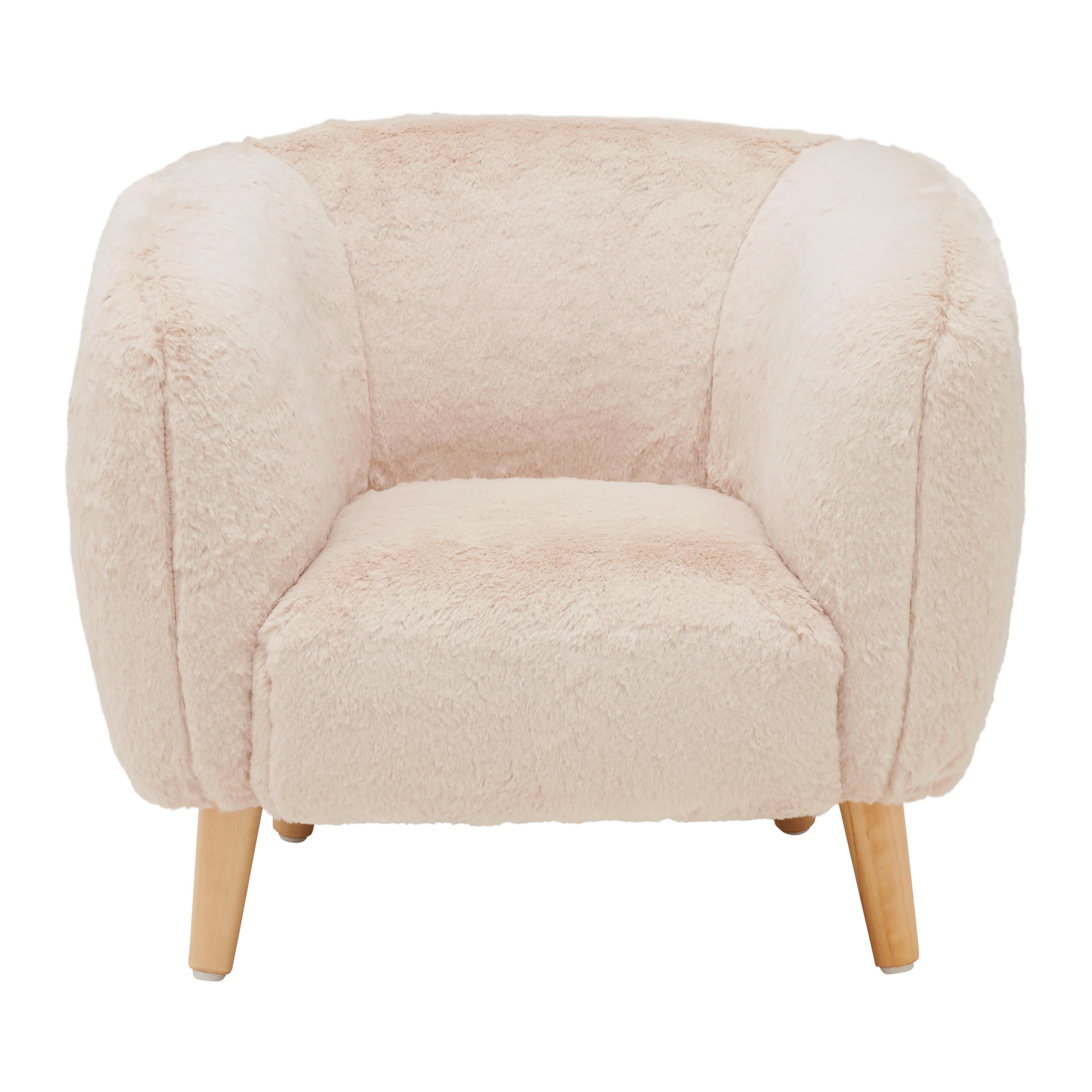 DETSKÉ KRESLO FLUFFY -TREND- - béžová, Modern, drevo/kompozitné drevo (52/44/41cm) - Premium Living