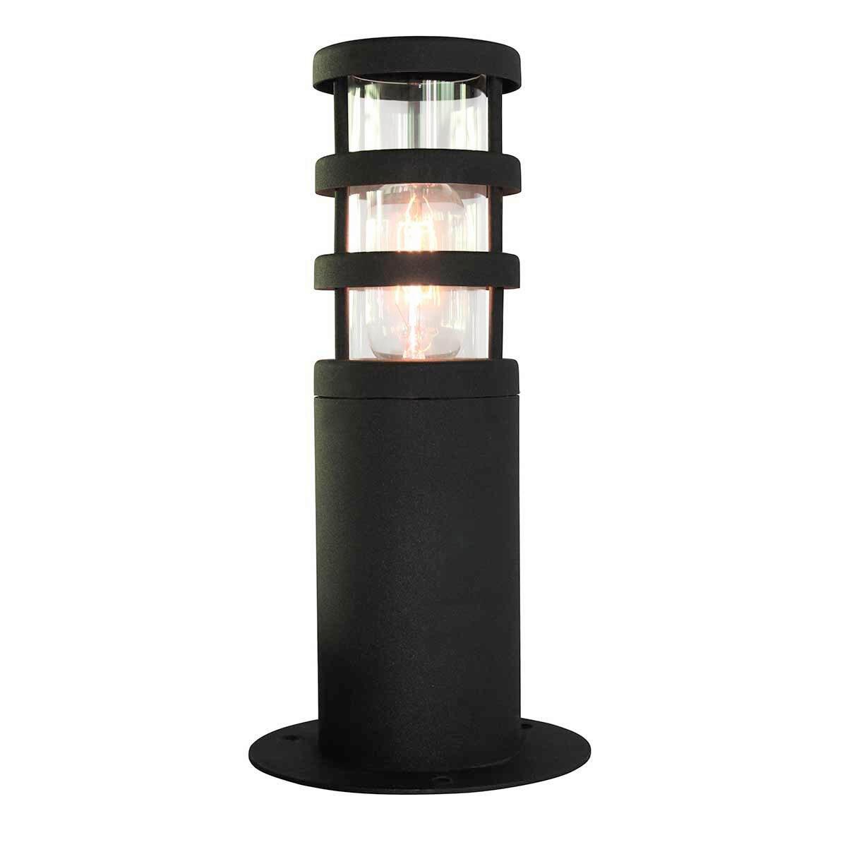 Wegeleuchte Hornbaek-Ped - Schwarz, KONVENTIONELL, Metall (30,7/13cm) - Elstead Lighting