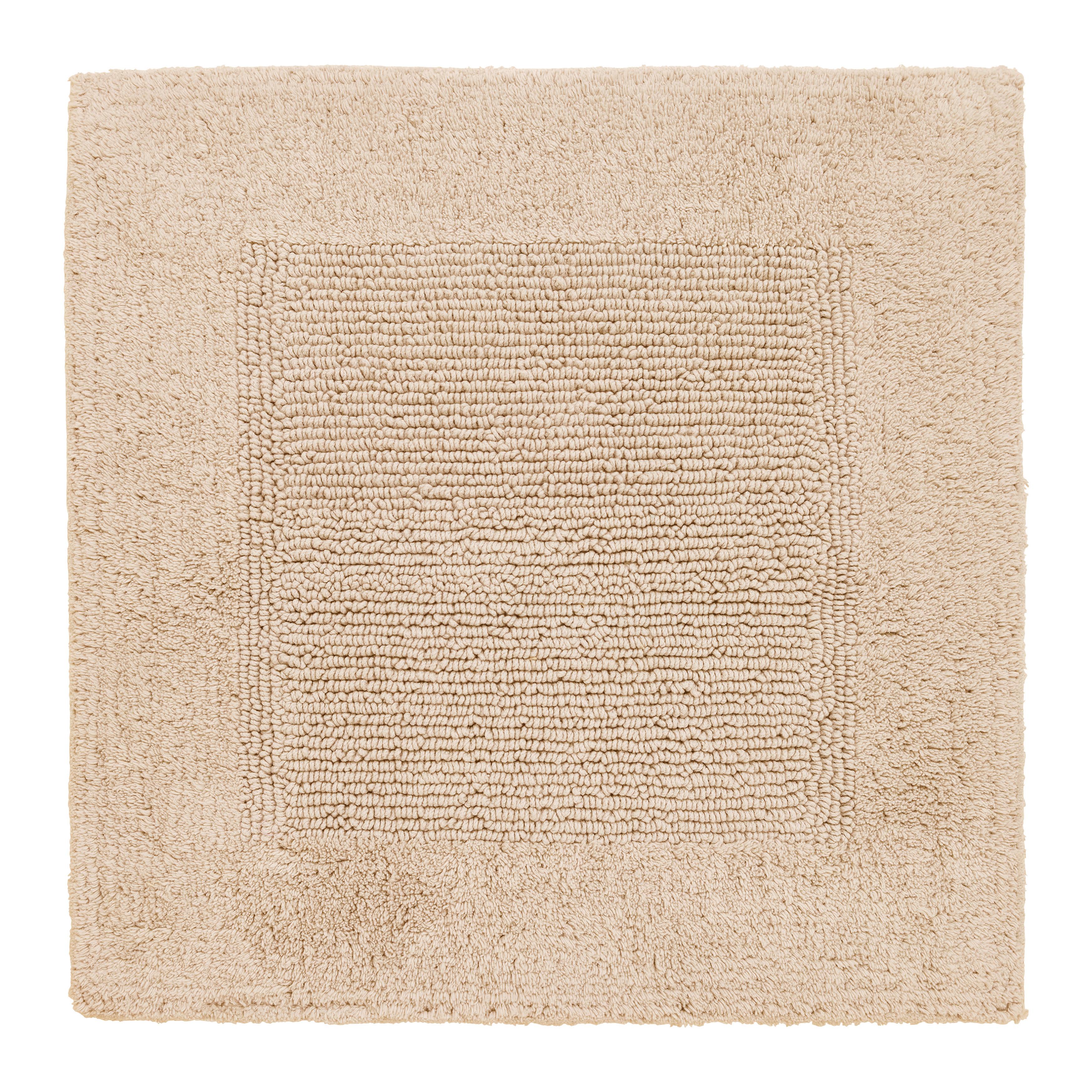 KÚPEĽŇOVÁ PREDLOŽKA Karen, 50/50cm, piesková - piesková, Konventionell, textil (50/50cm) - Premium Living
