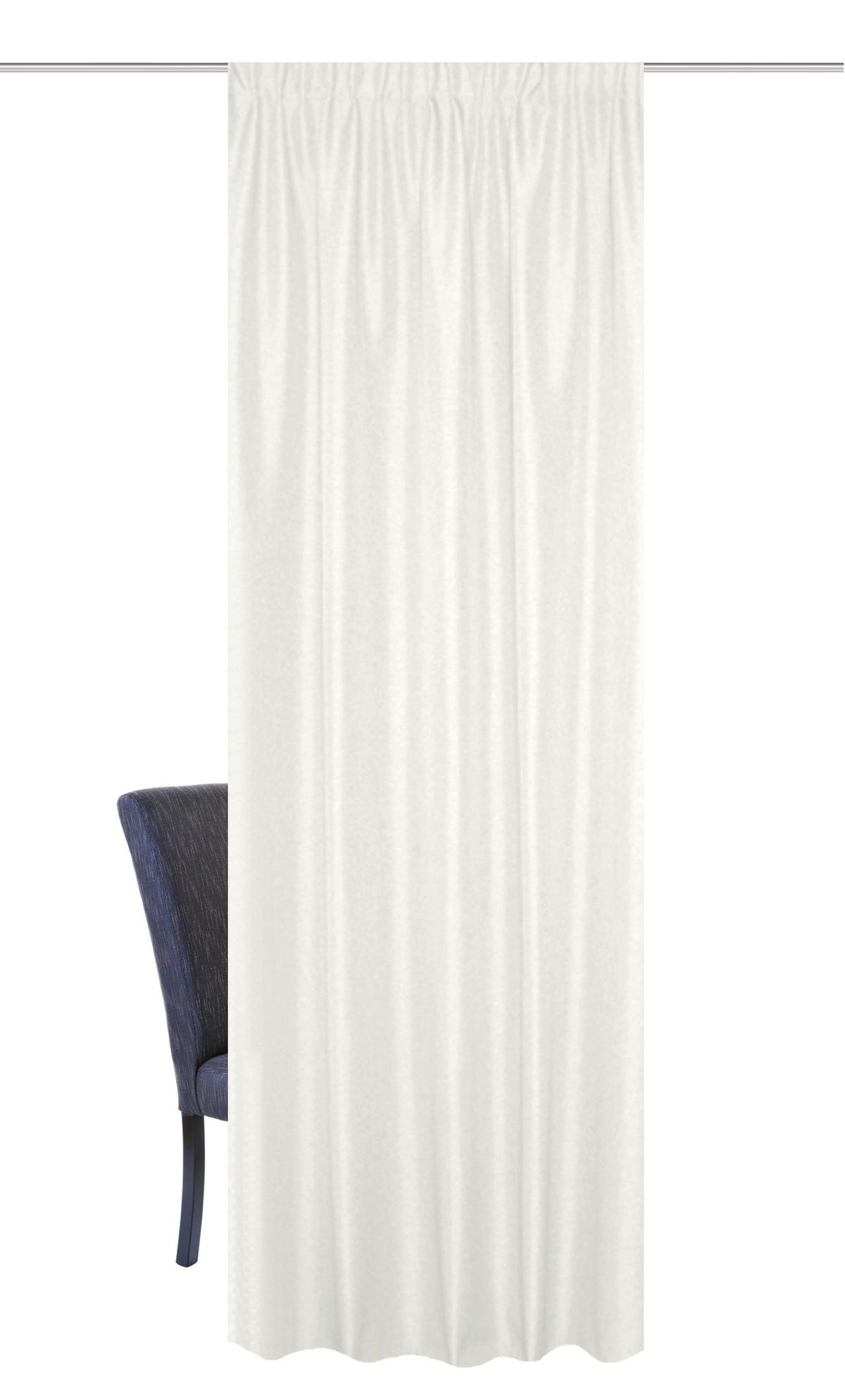 Wärmeschutzvorhang Weiß B: 135 cm - Weiß, Basics, Textil (135/225cm) - Schmidt W. Gmbh