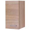 Küchenoberschrank Samoa B: 30 Cm Eiche Dekor 1 Drehtür - Weiß/Sonoma Eiche, KONVENTIONELL, Holzwerkstoff (30/54,8/32cm)