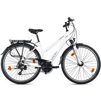Trekkingrad Damen 28 Zoll - Weiß, Basics, Metall (25/140/60cm)