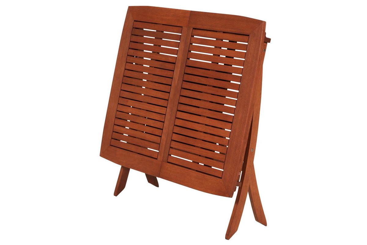 Gartentischgruppe Comodoro 9 -Teilig. Grau/Naturfarben - Eukalyptusholzfarben/Grau, KONVENTIONELL, Holz/Textil - Gardenson