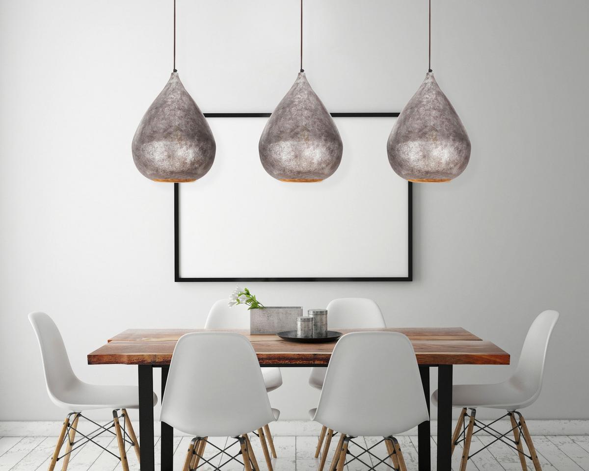Hängeleuchte Loft Style Bronze - Bronzefarben, Basics, Metall (33/33/44cm) - Kayoom