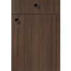 Front: Nussbaum Milano Nb. Front Singapur - Nussbaumfarben, MODERN, Holzwerkstoff - Vertico