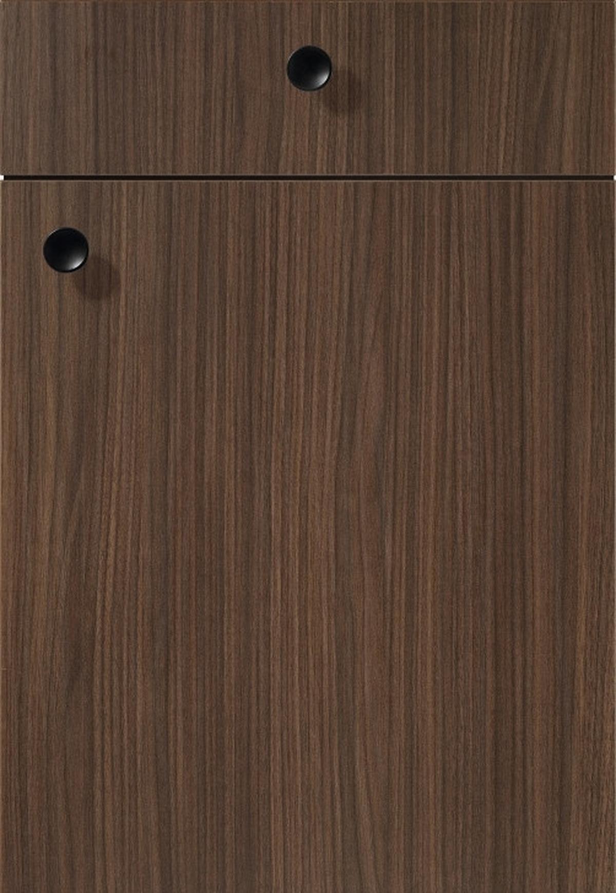 Front: Nussbaum Milano Nb. Front Singapur - Nussbaumfarben, MODERN, Holzwerkstoff - Vertico