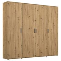 Drehtürenschrank Voyager Eiche Artisan B: 187 cm - Eiche Artisan, MODERN, Holzwerkstoff (187/194/53cm) - Rauch Möbel