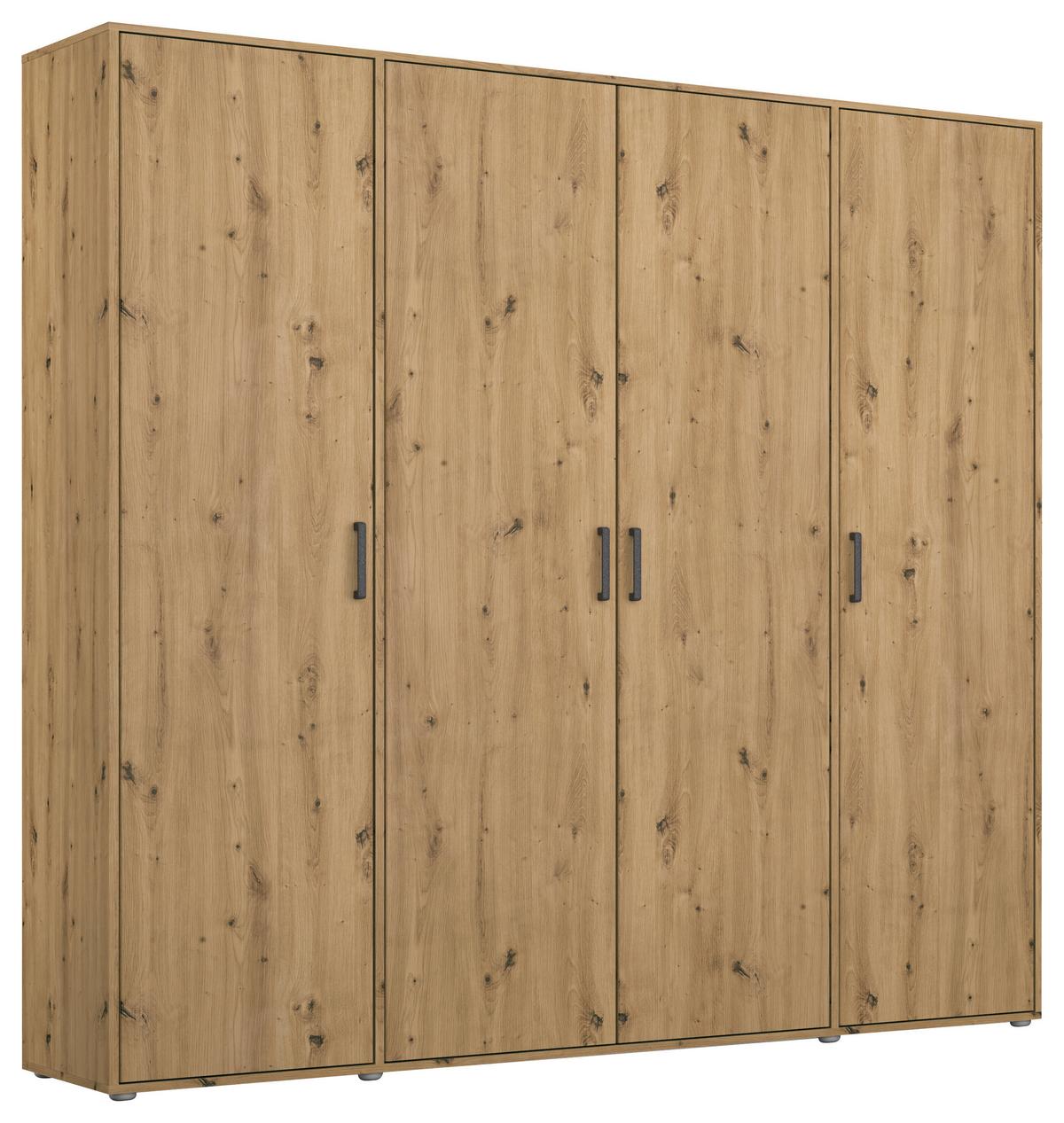Drehtürenschrank Voyager Eiche Artisan B: 187 cm - Eiche Artisan, MODERN, Holzwerkstoff (187/194/53cm) - Rauch Möbel